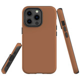 For iPhone 13 Pro Max Case, Protective Back Cover, Brown | iCoverLover Australia