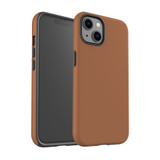 For iPhone 13 Case, Protective Back Cover, Brown | iCoverLover Australia