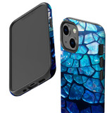 For iPhone 13 mini Case, Protective Back Cover, Blue Mirror | iCoverLover Australia