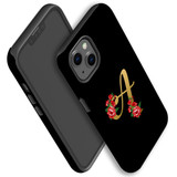 For iPhone 13 Case, Protective Back Cover, Embellished Letter A | iCoverLover Australia