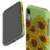 For iPhone XR Case, Protective Back Cover, Sunflowers | iCoverLover Australia