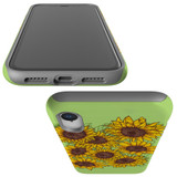 For iPhone XR Case, Protective Back Cover, Sunflowers | iCoverLover Australia