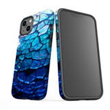 For iPhone 13 Case, Protective Back Cover, Blue Mirror | iCoverLover Australia