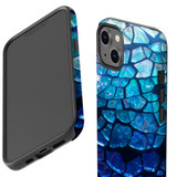 For iPhone 13 Case, Protective Back Cover, Blue Mirror | iCoverLover Australia