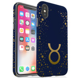 For iPhone XS Max Case, Protective Back Cover, Taurus Sign | iCoverLover Australia