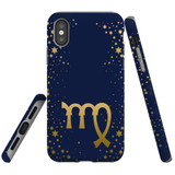 For iPhone XS Max Case, Protective Back Cover, Virgo Sign | iCoverLover Australia
