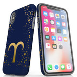 For iPhone XS Max Case, Protective Back Cover, Aries Sign | iCoverLover Australia
