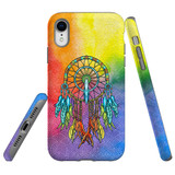 For iPhone XR Case, Protective Back Cover, Colourful Dreamcatcher | iCoverLover Australia