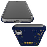 For iPhone XR Case, Protective Back Cover, Aquarius Sign | iCoverLover Australia