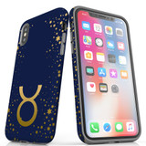 For iPhone XS/X Case, Protective Back Cover, Taurus Sign | iCoverLover Australia