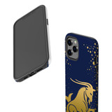 For iPhone 12 Pro Max Case, Protective Back Cover, Capricorn Drawing | iCoverLover Australia