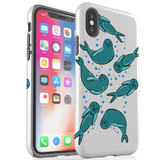For iPhone XS/X Case, Protective Back Cover, Baby Seals | iCoverLover Australia