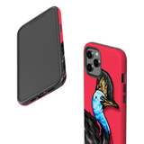 For iPhone 12/12 Pro Case, Protective Back Cover, Cassowary Portrait | iCoverLover Australia