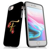 For Apple iPhone SE 5G (2022)/SE (2020)/8/7 Case, Protective Back Cover, Embellished Letter F | iCoverLover Australia