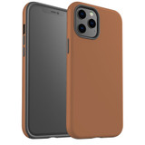 For iPhone 12 Pro Max Case, Protective Back Cover, Brown | iCoverLover Australia