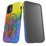 For iPhone 12 mini Case, Protective Back Cover, Colourful Dreamcatcher | iCoverLover Australia