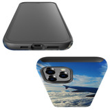 For iPhone 12 Pro Max Case, Protective Back Cover, sky clouds plane | iCoverLover Australia