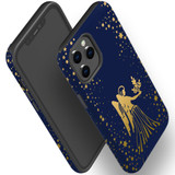 For iPhone 12 Pro Max Case, Protective Back Cover, Virgo Drawing | iCoverLover Australia
