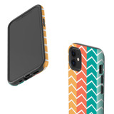 For iPhone 12/12 Pro Case, Protective Back Cover, Zigzag colorful Pattern | iCoverLover Australia