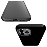 For iPhone 12 Pro Max Case, Protective Back Cover, Black | iCoverLover Australia