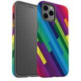 For iPhone 12 Pro Max Case, Protective Back Cover, rainbow pattern | iCoverLover Australia