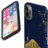 For iPhone 11 Pro Case, Protective Back Cover, Taurus Drawing | iCoverLover Australia