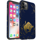For iPhone 11 Pro Case, Protective Back Cover, Taurus Drawing | iCoverLover Australia