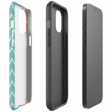 For iPhone 12 Pro Max Case, Protective Back Cover, Zigzag colorful Pattern | iCoverLover Australia