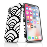 For iPhone XS Max Protective Case, Japanese Folk Wave Pattern | iCoverLover Australia