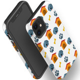 For iPhone 12 mini Case, Protective Back Cover, dog pattern | iCoverLover Australia