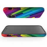 For iPhone 12 mini Case, Protective Back Cover, rainbow pattern | iCoverLover Australia
