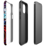 For iPhone 12 Pro Max Tough Protective Case, Swirling Paint | iCoverLover Australia