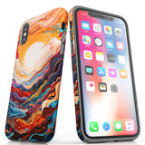 For iPhone XS Max Tough Protective Case, Sunny Waves | iCoverLover Australia