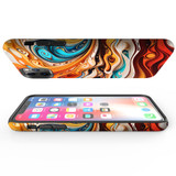 For iPhone 11 Pro Max Tough Protective Case, Swirling Gold | iCoverLover Australia