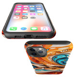 For iPhone 11 Pro Max Tough Protective Case, Swirling Gold | iCoverLover Australia