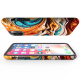 For iPhone 11 Pro Tough Protective Case, Swirling Gold | iCoverLover Australia