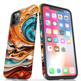 For iPhone 11 Pro Tough Protective Case, Swirling Gold | iCoverLover Australia