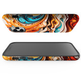 For iPhone 12 Pro/12 Tough Protective Case, Swirling Gold | iCoverLover Australia