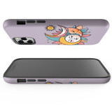 For iPhone 12 Pro Max Tough Protective Case, Sleeping Moon | iCoverLover Australia