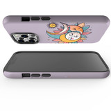 For iPhone 13 Pro Max Tough Protective Case, Sleeping Moon | iCoverLover Australia