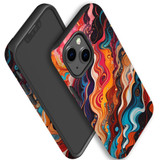 For iPhone 13 mini Tough Protective Case, Waves Of The Sun | iCoverLover Australia