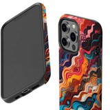 For iPhone 13 Pro Max Tough Protective Case, Waves Of The Sun | iCoverLover Australia