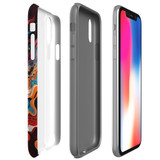 For iPhone XR Tough Protective Case, Waves Of The Sun | iCoverLover Australia