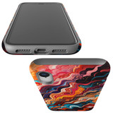 For iPhone XR Tough Protective Case, Waves Of The Sun | iCoverLover Australia