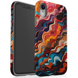 For iPhone XR Tough Protective Case, Waves Of The Sun | iCoverLover Australia