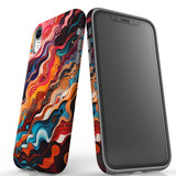 For iPhone XR Tough Protective Case, Waves Of The Sun | iCoverLover Australia