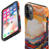 For iPhone 11 Pro Tough Protective Case, Sunny Waves | iCoverLover Australia