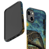 For iPhone 13 mini Tough Protective Case, Painting Of The Harbour Bridge | iCoverLover Australia