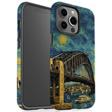 For iPhone 13 Pro Tough Protective Case, Painting Of The Harbour Bridge | iCoverLover Australia