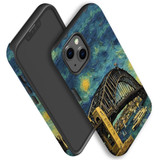 For iPhone 13 Tough Protective Case, Painting Of The Harbour Bridge | iCoverLover Australia